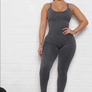 Fashion Nova Vital Goddess Active Jumpsuit In Infinity Seamless